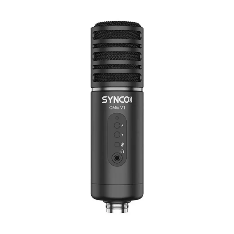 SYNCO CMic-V1 Desktop USB Large Diaphragm Condenser Professional Microphone Black