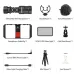 SYNCO Vlogger Kit1 with Microphone and Fill Light for CameraSmartPhone Black