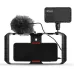 SYNCO Vlogger Kit1 with Microphone and Fill Light for CameraSmartPhone Black