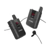 SYNCO WMic-T1 Camera-Mount 16-Channel UHF Wireless Lavalier Microphone System Black