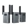 SYNCO WMic-TS Dual Camera-Mount UHF Wireless Omni Lavalier Microphone System Black