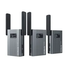 SYNCO WMic-TS Dual Camera-Mount UHF Wireless Omni Lavalier Microphone System Black