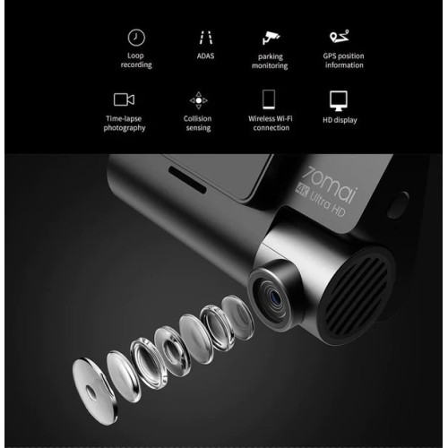 70mai A800S 4K Dash Cam Dual RC06 70mai A800S 4K Dash Cam Dual RC06