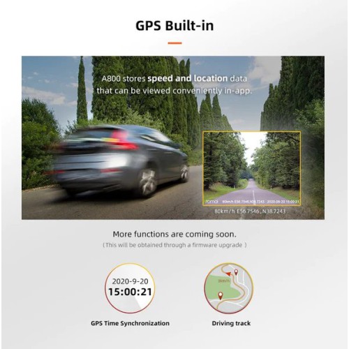 70mai A800S 4K Dash Cam Dual RC06 70mai A800S 4K Dash Cam Dual RC06