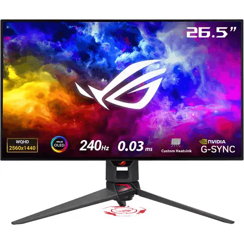 ASUS ROG Swift PG27AQDM 26.5" OLED 240hz Gaming Monitor