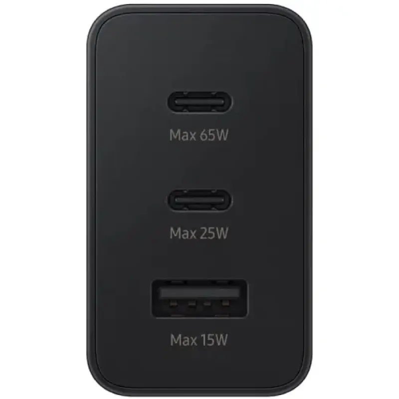 Samsung 65W 3-Port Type-C & Type-A Super Fast Power Adapter