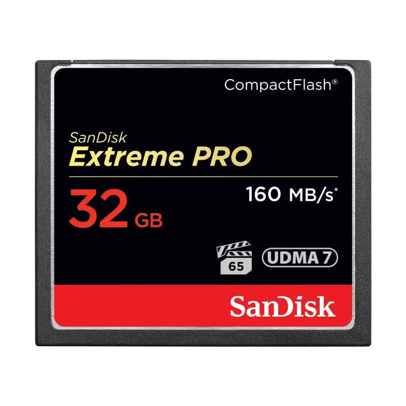 SanDisk Extreme Pro 32GB Compact Flash Memory Card (SDCFXPS-032G-X46)