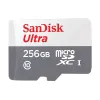 SanDisk Ultra 256GB Class-10 100mbps Micro SDXC UHS-I Memory Card (SDSQUNR-256G-GN3MN)
