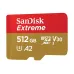 SanDisk Extreme 512GB 190mbps microSDXC UHS-I Memory Card (SDSQXAV-512G-GN6MN)