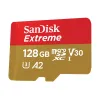 SanDisk Extreme 128GB 190mbps microSDXC UHS-I Memory Card (SDSQXAA-128G-GN6MN)