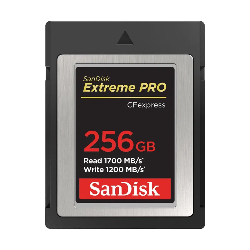 SanDisk Extreme Pro CFexpress 256GB 1700 MB/s Compact Flash Type-B Memory Card (SDCFE-256G-GN4NN)
