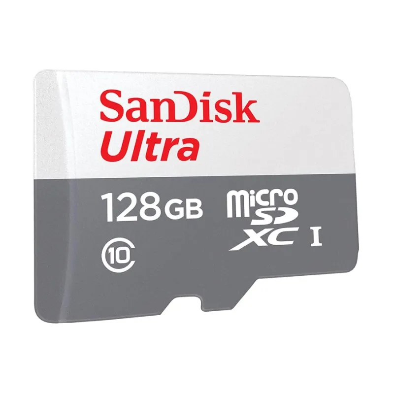 SanDisk Ultra 128GB Class-10 100mbps Micro SDXC UHS-I Memory Card (SDSQUNR-128G-GN6MN)