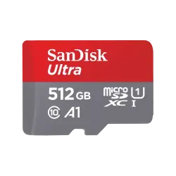 SanDisk Ultra 512GB MicroSDXC UHS-I Memory Card (SDSQUAC-512G-GN6MN)