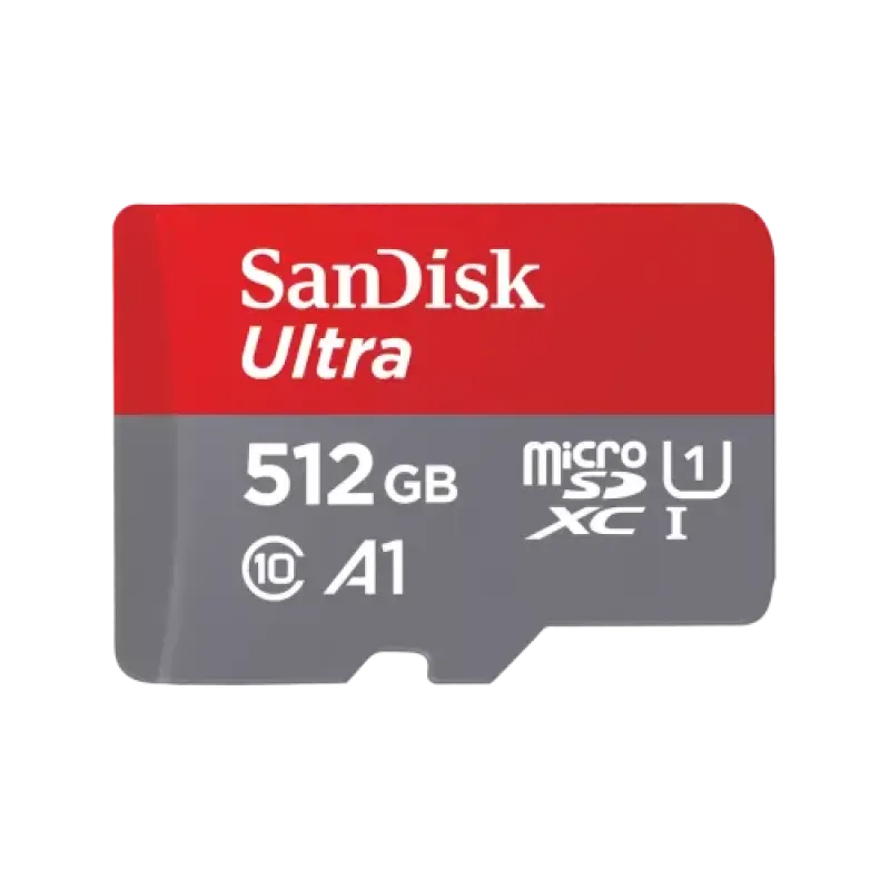 SanDisk Ultra 512GB MicroSDXC UHS-I Memory Card (SDSQUAC-512G-GN6MN)