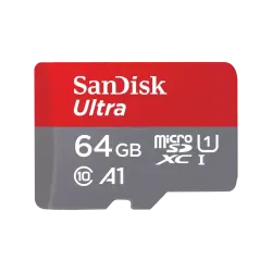 SanDisk Ultra SQUAB 64GB MicroSDXC UHS-I Memory Card (SDSQUAB-064G-GN6MN)