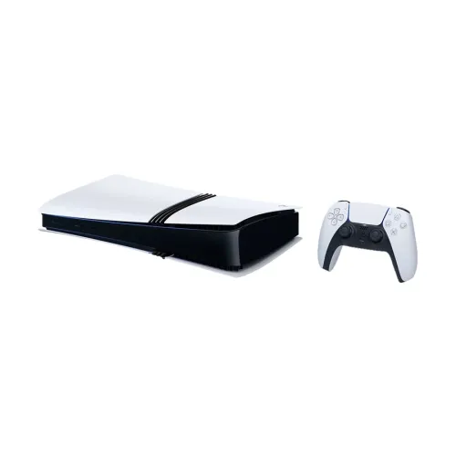 Sony PS5 Pro Black & White Gaming Console with 1x Wireless Controller (No ODD)