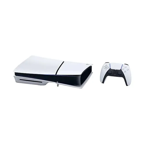 Sony PS5 Slim Black & White Gaming Console with 1x Wireless Controller and Marvels Spider-Man 2 Game Bundle (Digital and ODD) (UK Edition)