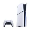 Sony PS5 Slim Black & White Gaming Console with 1x Wireless Controller and Fortnite Cobalt Star Digital Edition Pack Bundle (Digital and ODD) (USA Edition)