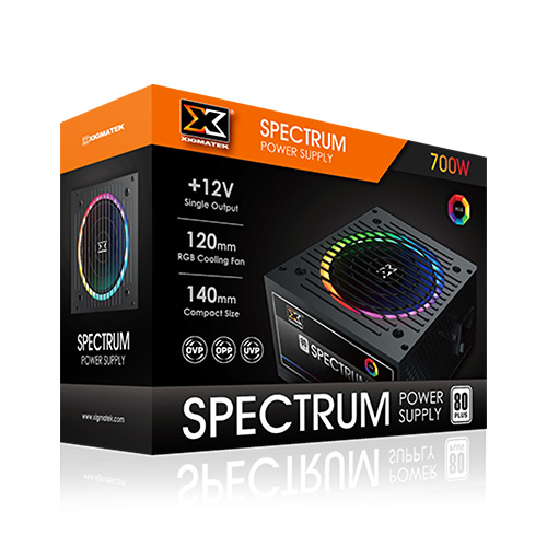 XIGMATEK SPECTRUM 700W 80PLUS White Power Supply