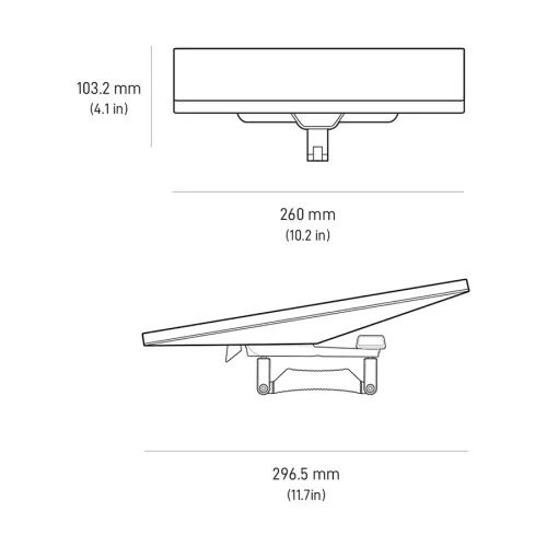Starlink Vehicle Roof Rack Mount for Starlink Mini KIT