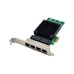 SUNWEIT ST7297 PCIe x1 82571 Quad- 1G RJ45 Copper Ethernet NIC Lan Card