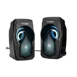 T-WOLF S11 Dual LED Mini Speaker