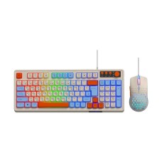 T-WOLF TF100 Wired Keyboard Mouse Gaming Combo
