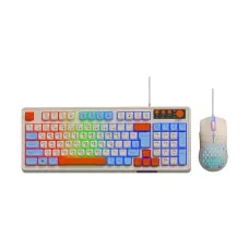 T-WOLF TF100 Wired Keyboard Mouse Gaming Combo