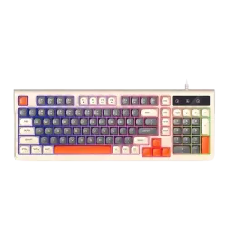 T-WOLF T13 Mixed Color Keycaps Gaming Keyboard