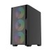 T-Wolf Phantom X4 RGB M-ATX Mid Tower Gaming Case With 200W PSU