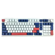 T-wolf T78 RGB Tri Mode (Red Switch) White Mechanical Gaming Keyboard