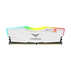 Team T-Force Delta 8GB 3200MHz DDR4 RGB White Desktop Gaming RAM