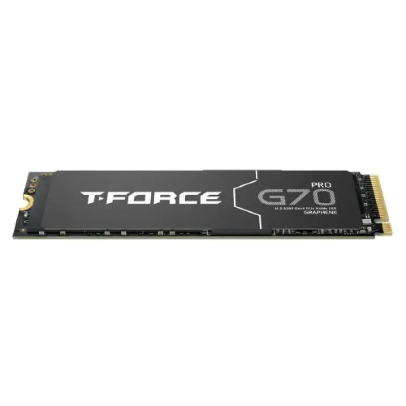 Team T-FORCE G70 PRO 1TB M.2 PCIe NVMe SSD With DRAM Cache & Graphene HS Team T-FORCE G70 PRO 1TB M.2 PCIe NVMe SSD With DRAM Cache & Graphene HS