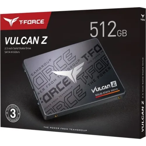 TEAM T-FORCE VULCAN Z 512GB SATA III 2.5 Inch Internal SSD
