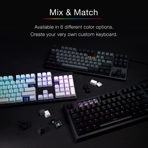 Tecware PBT Pudding Keycap Set – Black/White Tecware PBT Pudding Keycap Set – Black/White