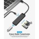 VENTION TGKBD Type-C to 4-Port USB 3.0 Hub with Power Supply - Black VENTION TGKBD Type-C to 4-Port USB 3.0 Hub with Power Supply - Black