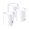TP-Link Deco X60 V4.20 AX5400 Mbps Gigabit Dual-Band Wi-Fi 6 System Network Router (3-Pack)