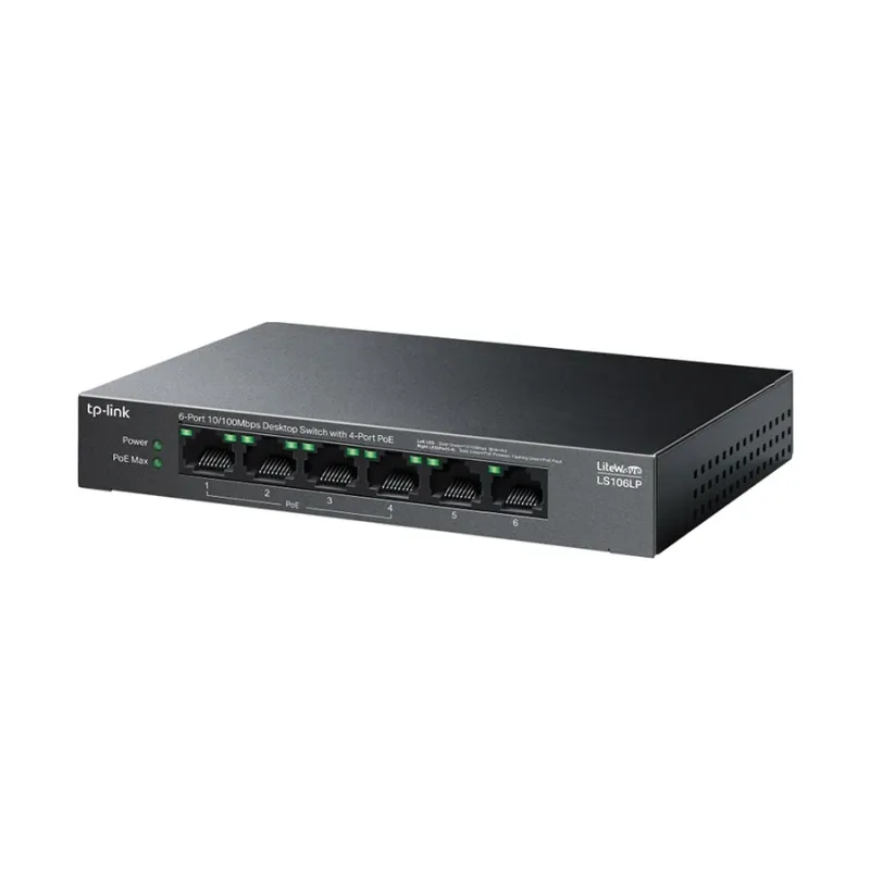 TP-Link LS106LP 6 Port Unmanaged Desktop Switch