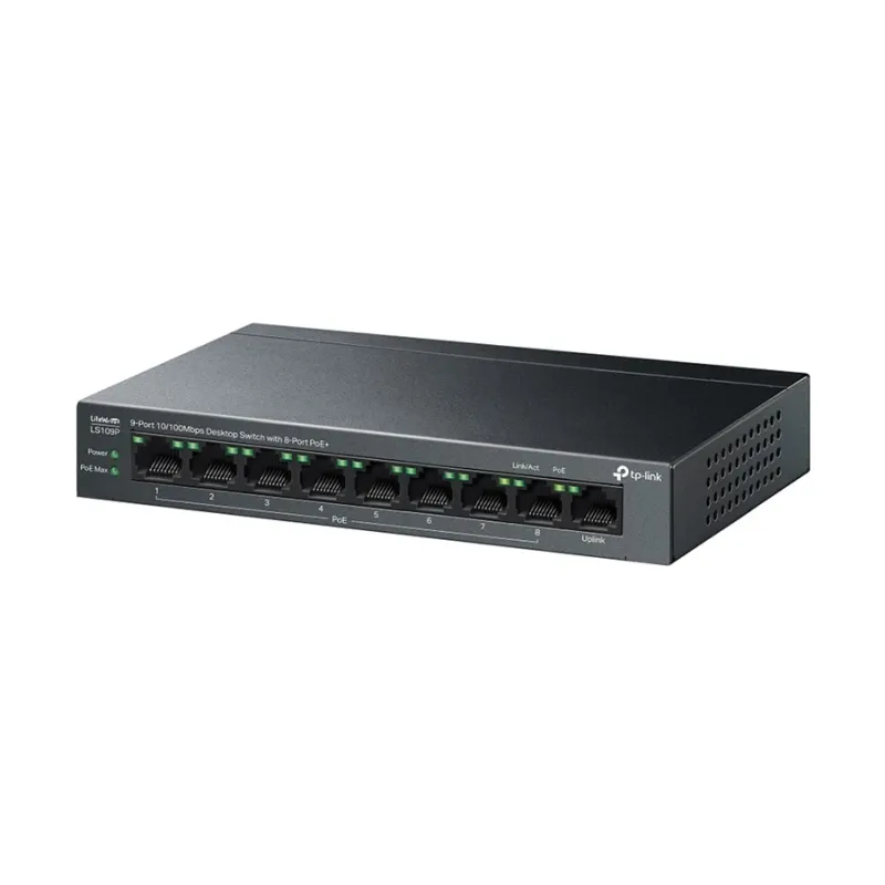 TP-Link LS109P 9-Port Desktop Switch