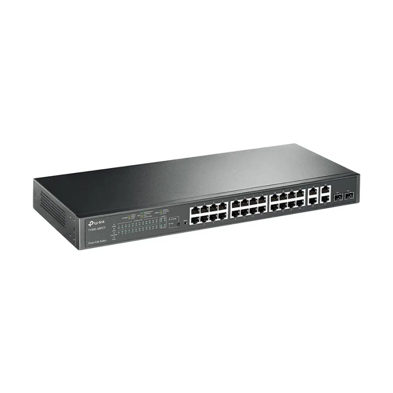 TP-Link T1500-28PCT (TL-SL2428P) JetStream 24-Port Network Switch