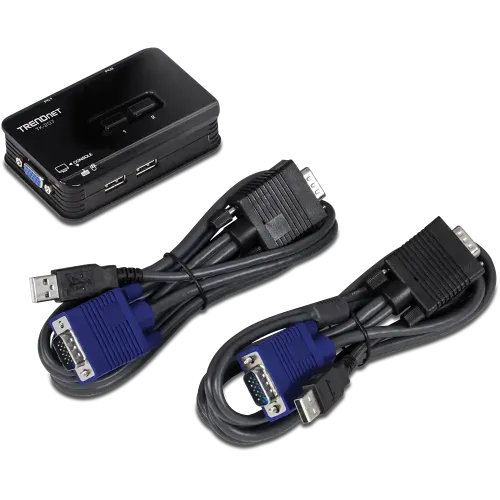 TRENDnet TK-207K 2-Port USB KVM Switch Kit
