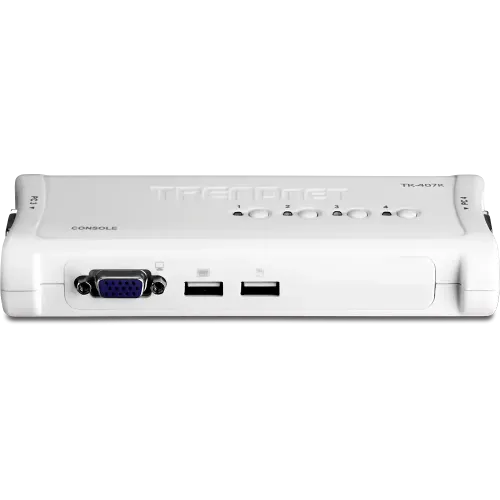 TRENDnet TK-407K 4-Port USB KVM Switch Kit