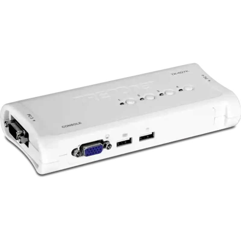 TRENDnet TK-407K 4-Port USB KVM Switch Kit