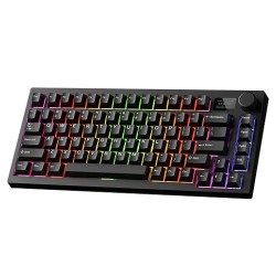 Tecware Spectre 75 Gasket Mounted Mechanical Keyboard with LCD Display (Black)