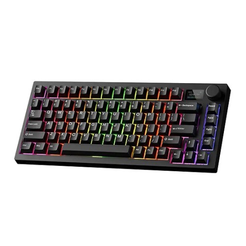 Tecware Spectre 75 Gasket Mounted Mechanical Keyboard with LCD Display (Black)