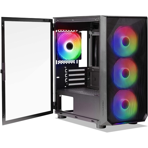 Tecware FORGE M Mid Tower Case With 4 ARGB Fan Tecware FORGE M Mid Tower Case With 4 ARGB Fan