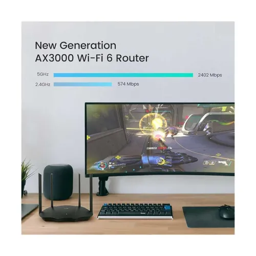 Tenda RX9 Pro AX3000 AC3000 Mbps Dual-Band Gigabit Wi-Fi Router
