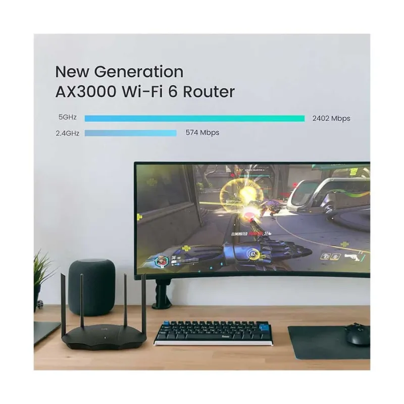 Tenda RX9 Pro AX3000 AC3000 Mbps Dual-Band Gigabit Wi-Fi Router