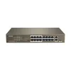 Tenda TEF1118P 19 Port (16 Port 10/100Mbps PoE + 2 Port Gigabit + 1 Port 1000 Base-X SFP) Unmanaged Smart PoE Switch