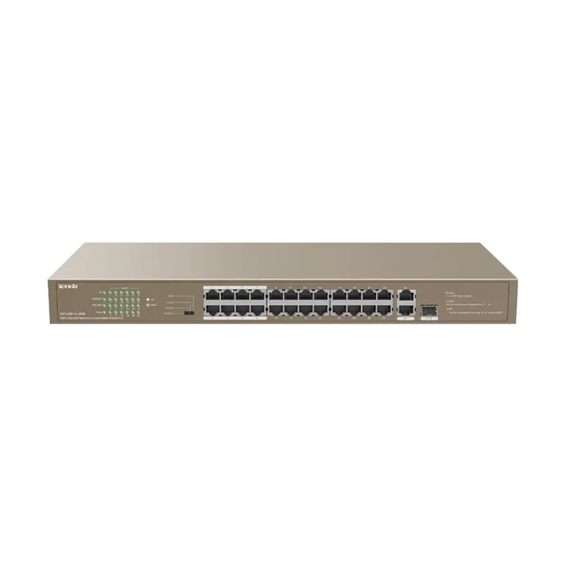 Tenda TEF1126P-24-250W 27-Port Unmanaged PoE Switch